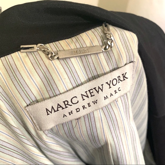 Marc New York Long 3 Button Front Closure Coat - Picture 5 of 7